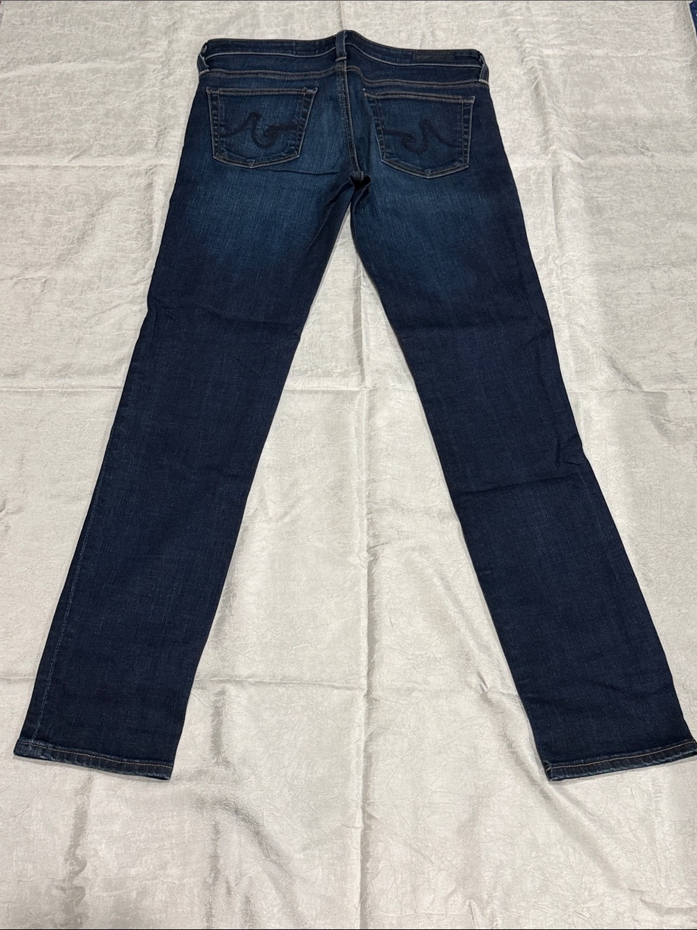 AG Adriano Goldschmied The Stilt Cigarette Leg Jeans Women’s 26R Dark Wash - Picture 10 of 10